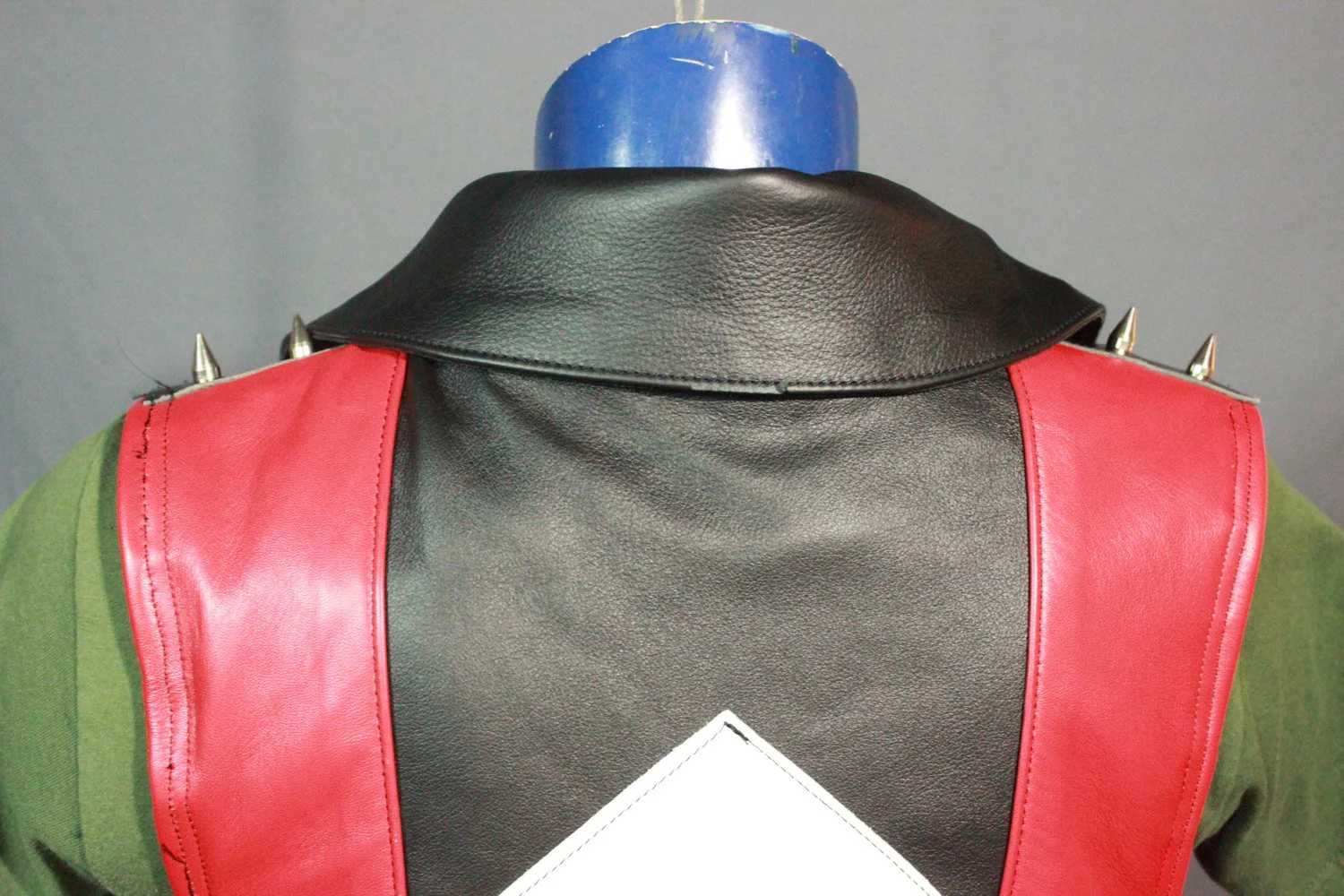 Amazing Black and Red Motorcycle Vest - Image 4