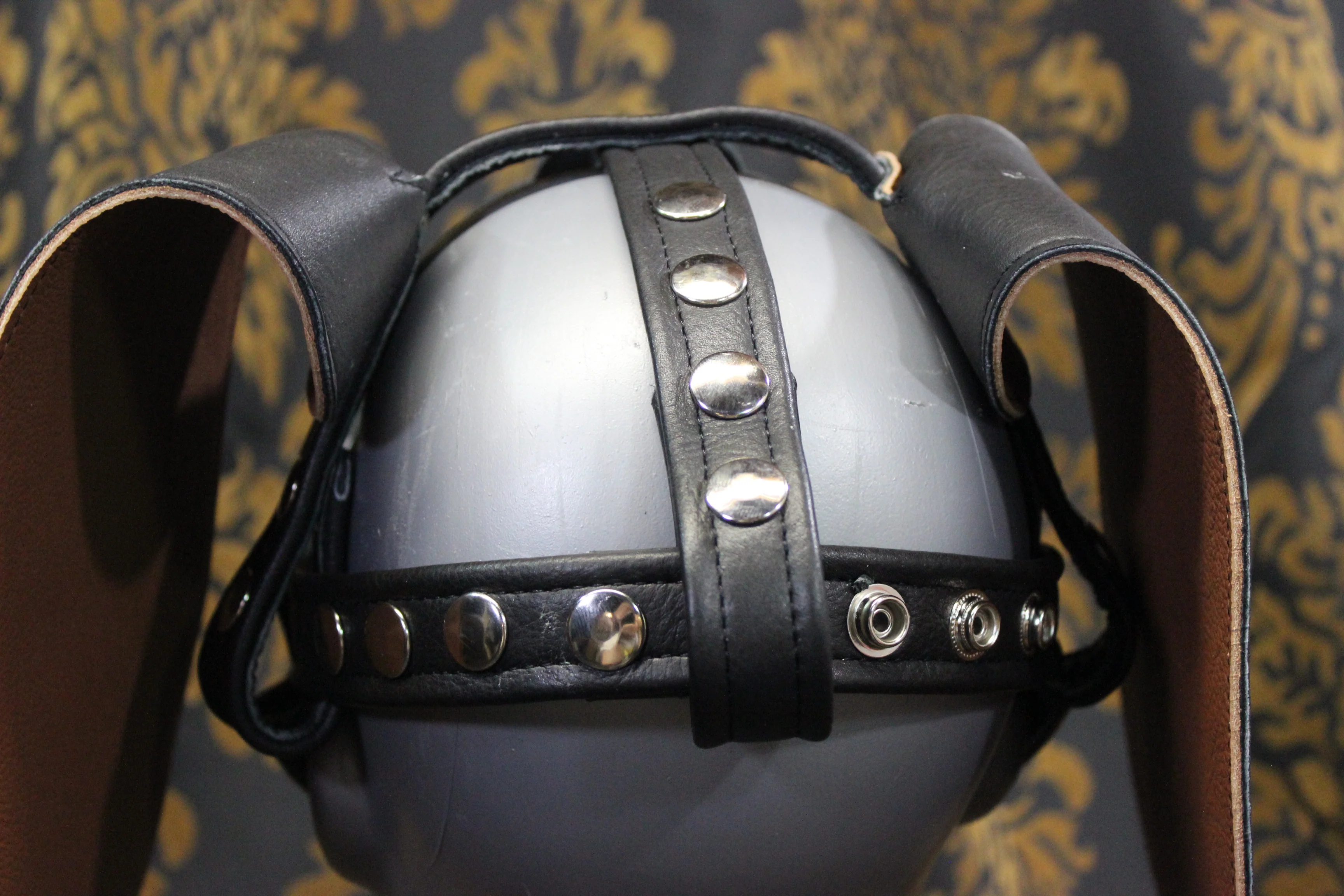 Basset Hound Style Pup Hood in Black, Tan, and White - Image 10