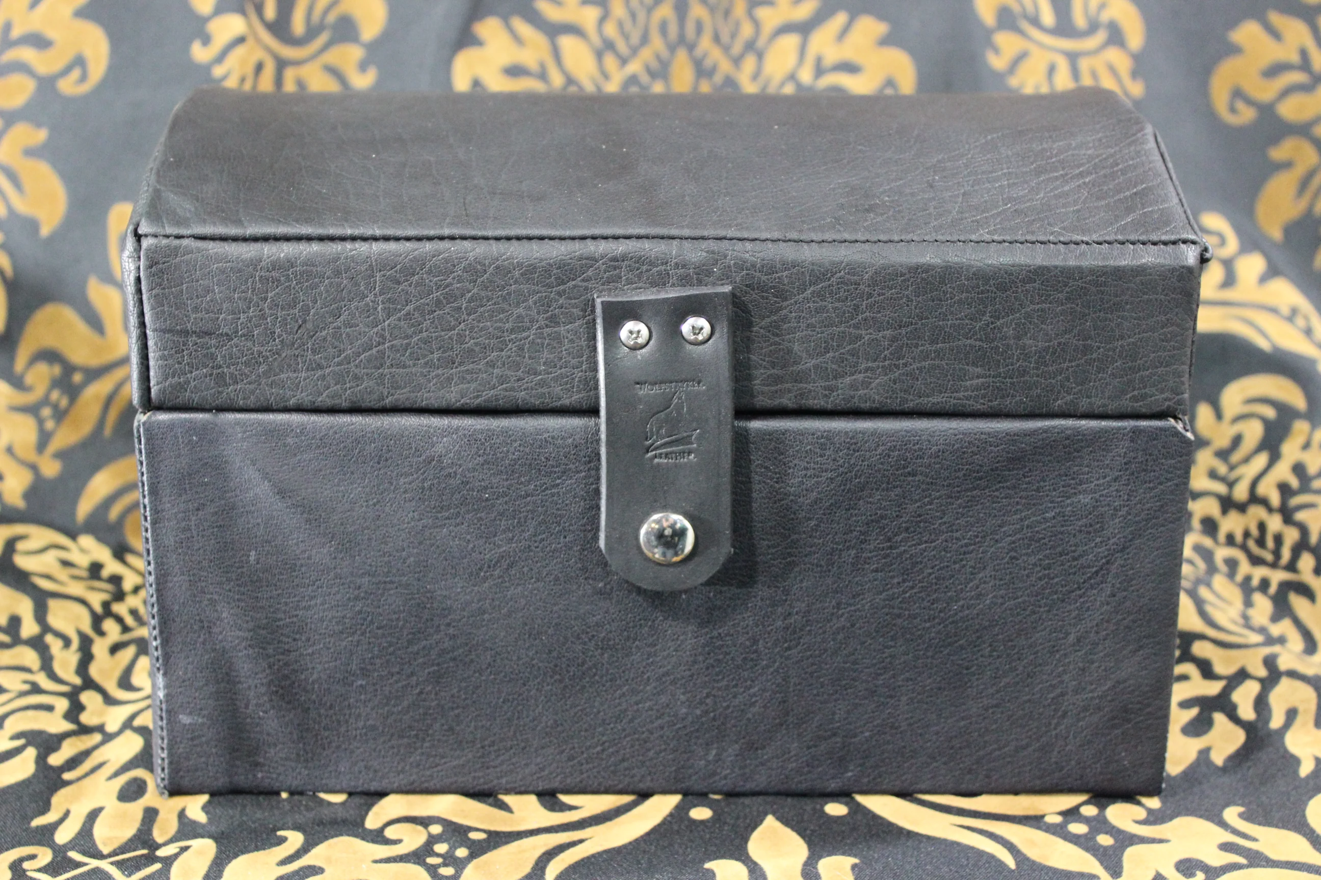 Leather Bound Treasure Chest (Black) - Image 3