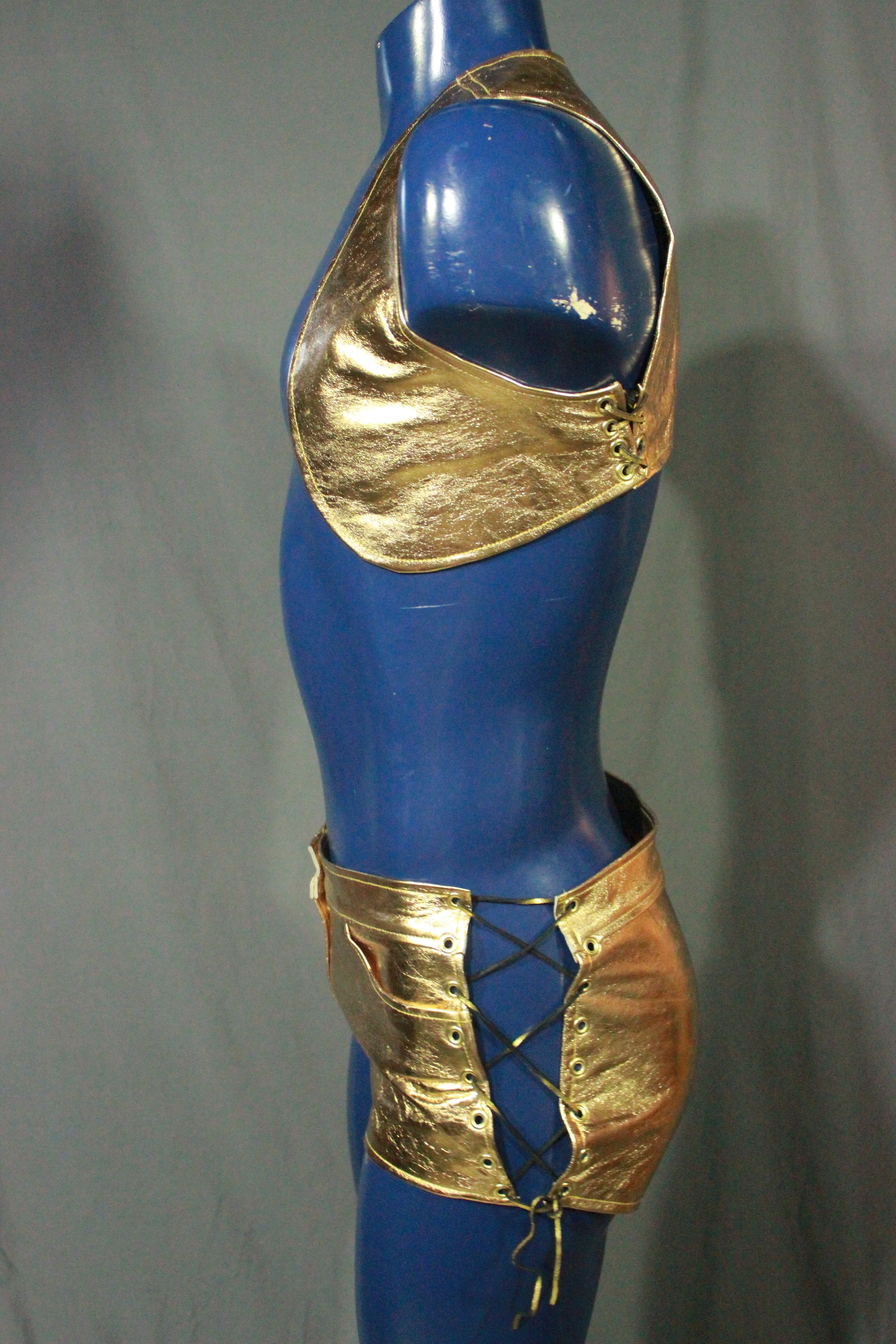 Lascivious's Golden Bolero & Booty Shorts - Image 9