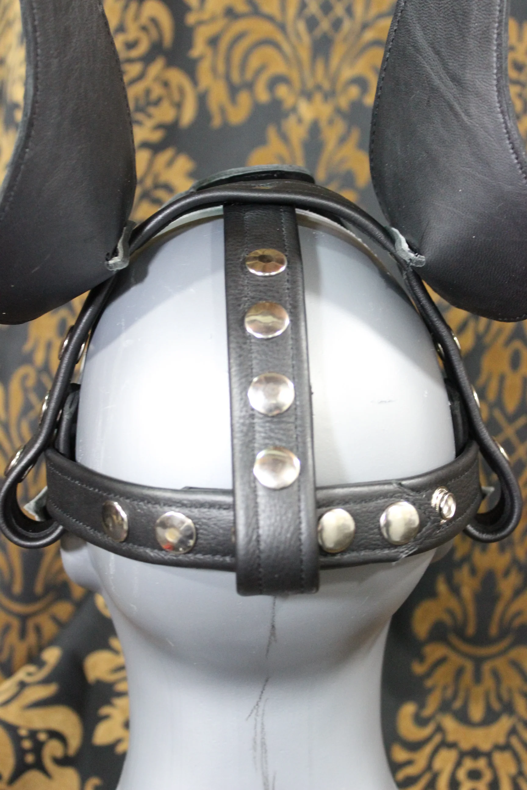 Husky style Pup Hood in Black and Gray - Image 24