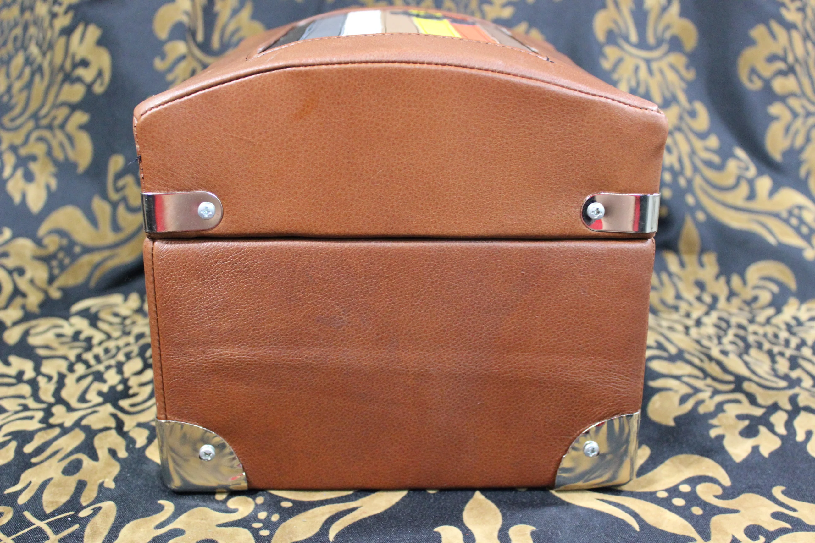 Leather Bound Treasure Chest (Bear Pride Flag Paw) - Image 3