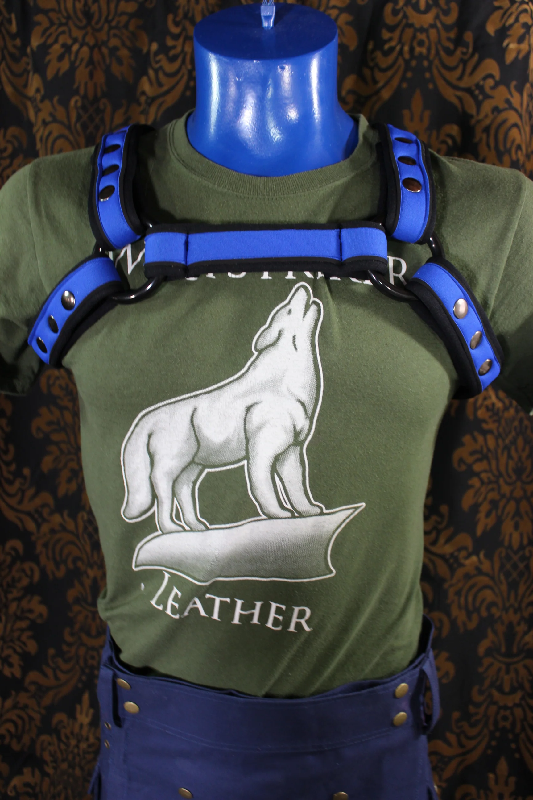 Neoprene Two-Toned Bulldog Harness - Image 4