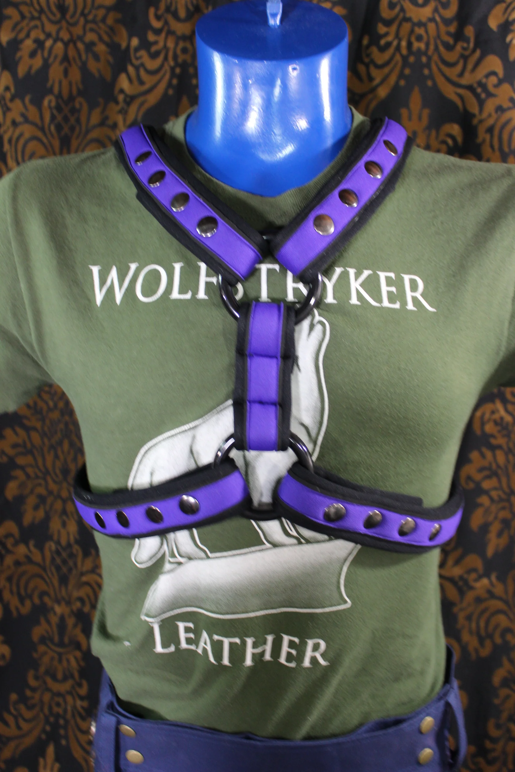 Neoprene Two-Toned Extended X Harness - Image 10