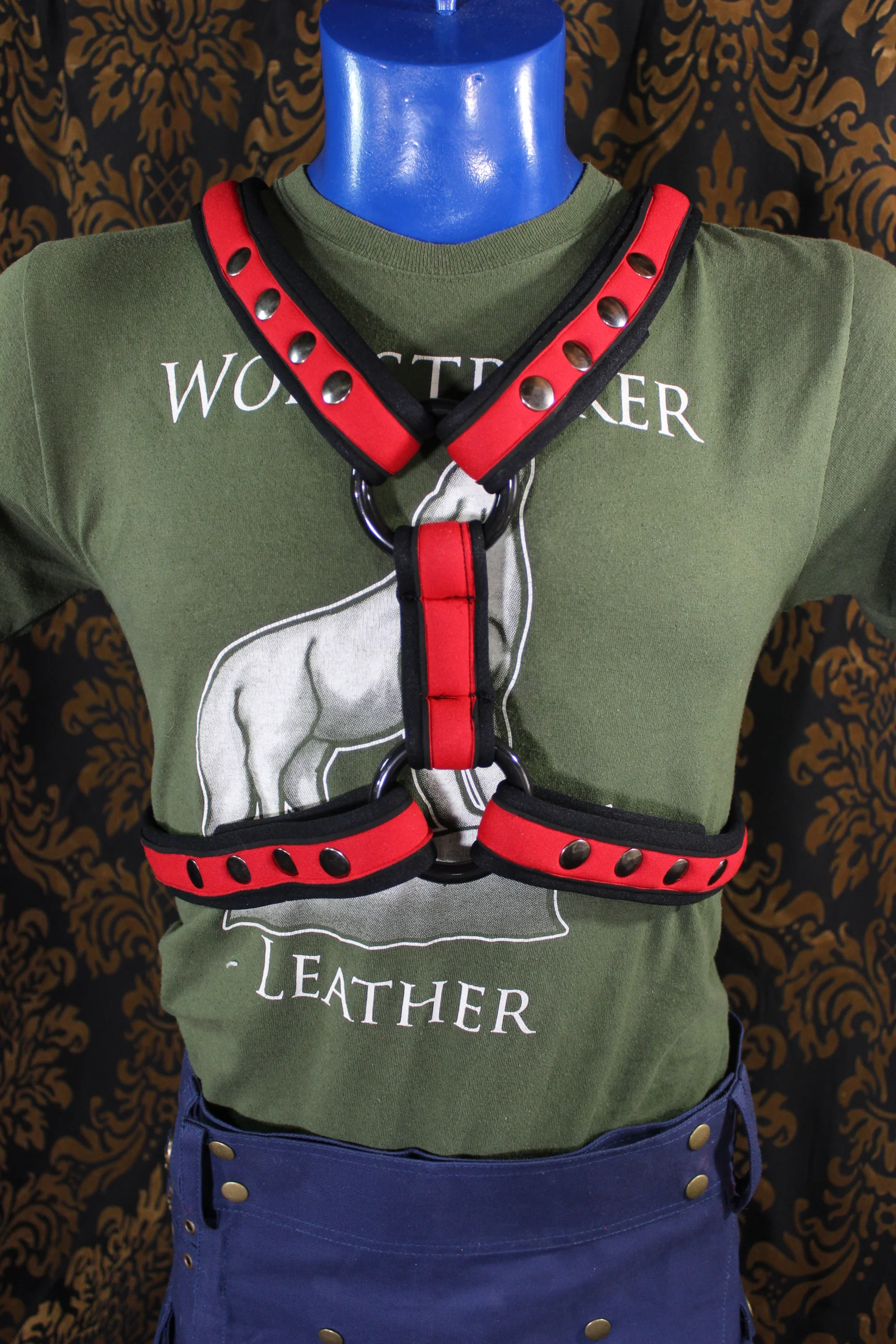 Neoprene Two-Toned Extended X Harness - Image 3