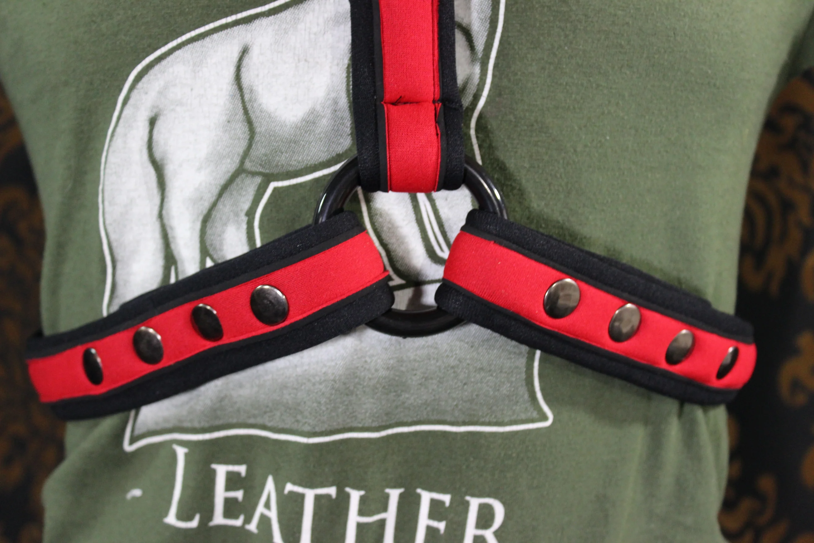 Neoprene Two-Toned Extended X Harness - Image 4
