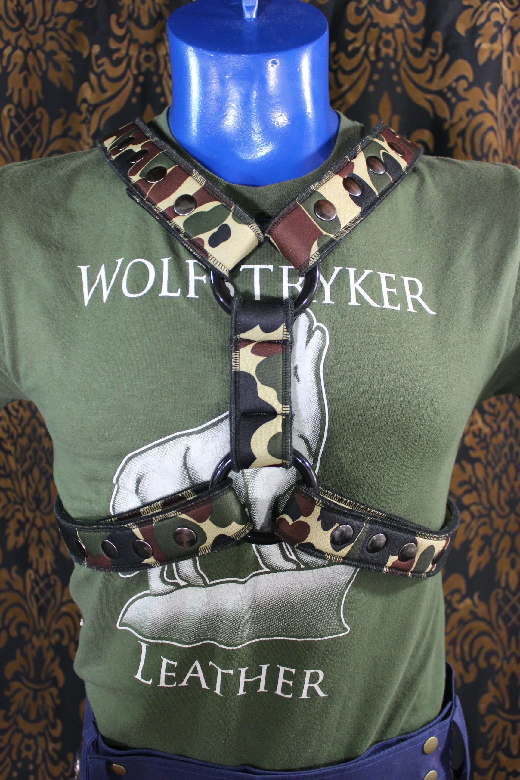 Neoprene Two-Toned Extended X Harness - Image 5