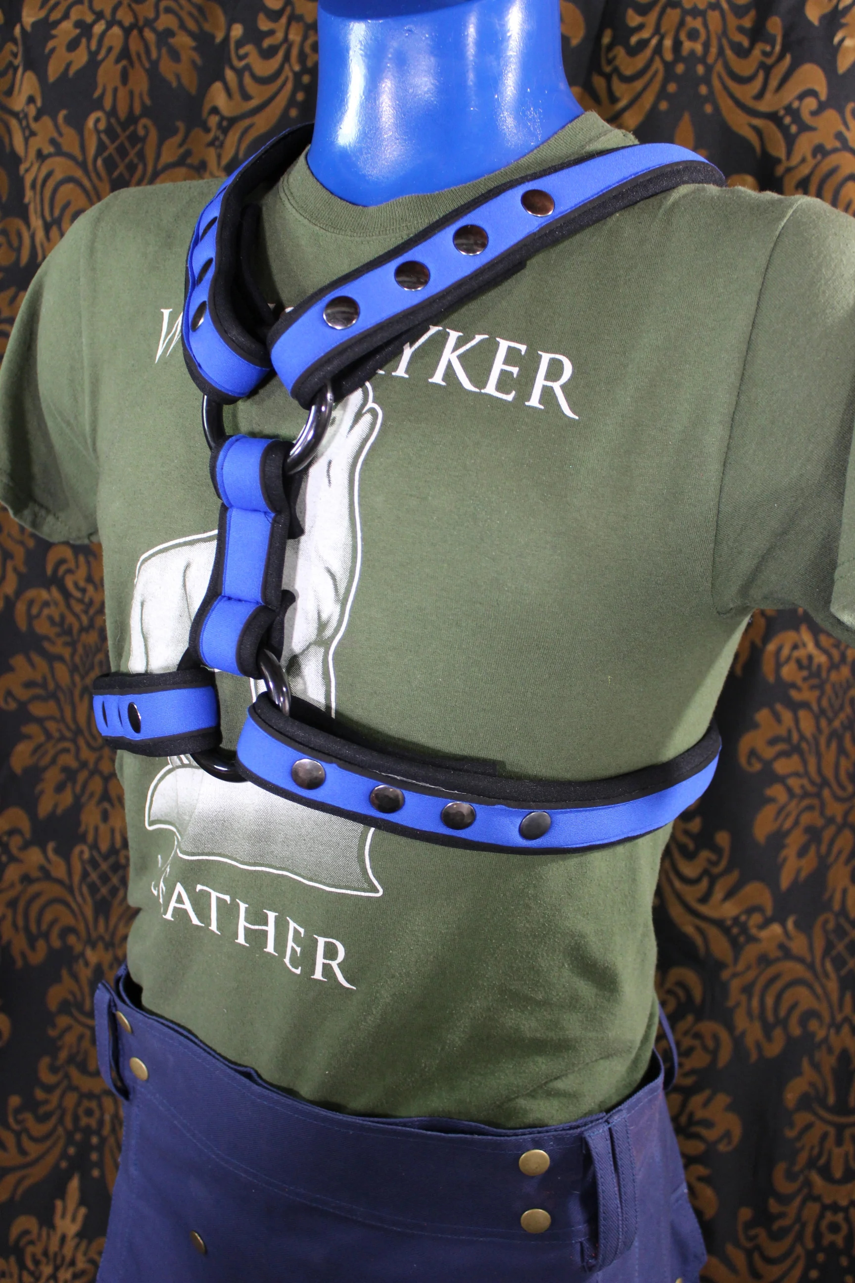Neoprene Two-Toned Extended X Harness - Image 9