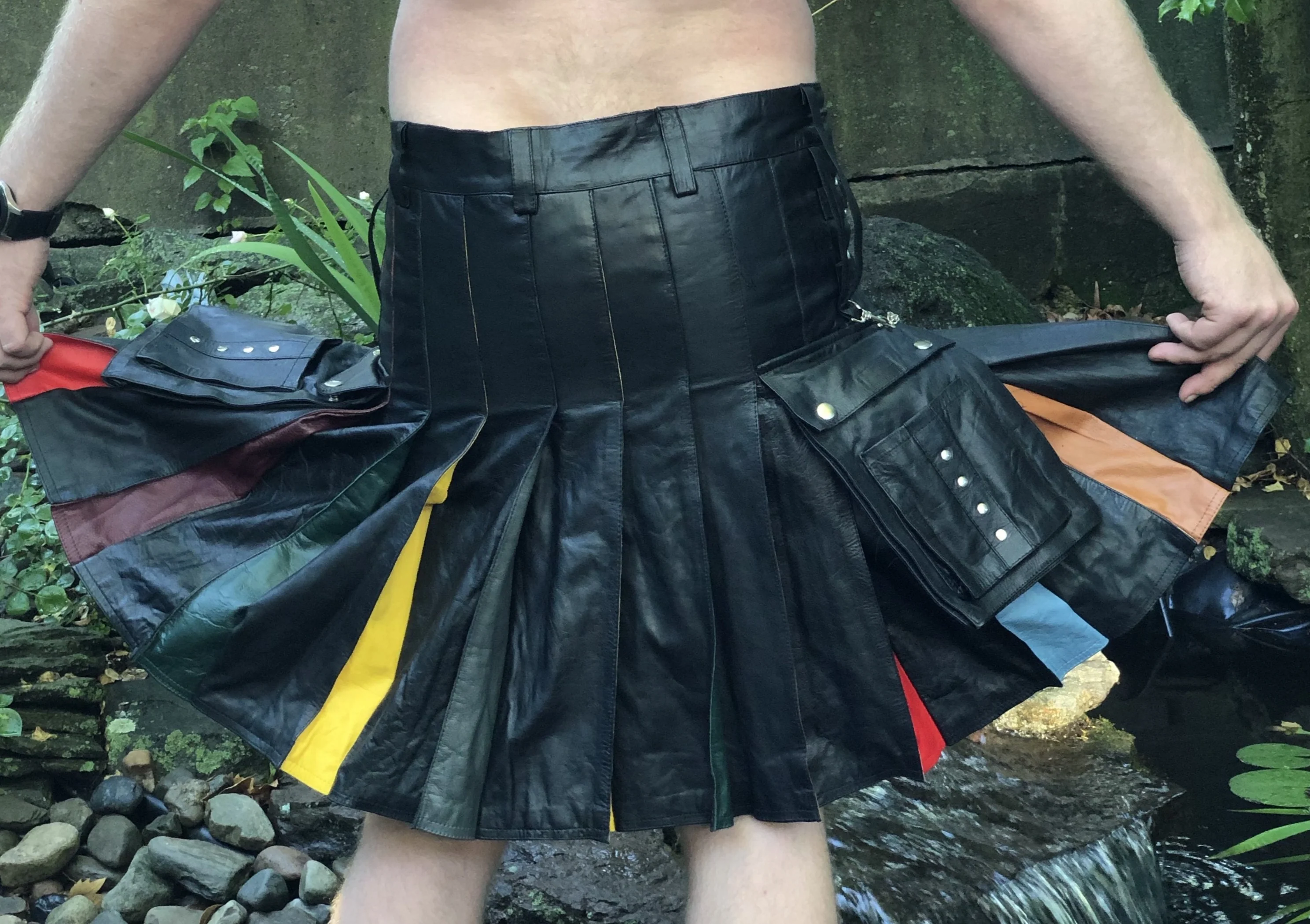 Otter and Fox Rainbow Pride Kilt - Image 4