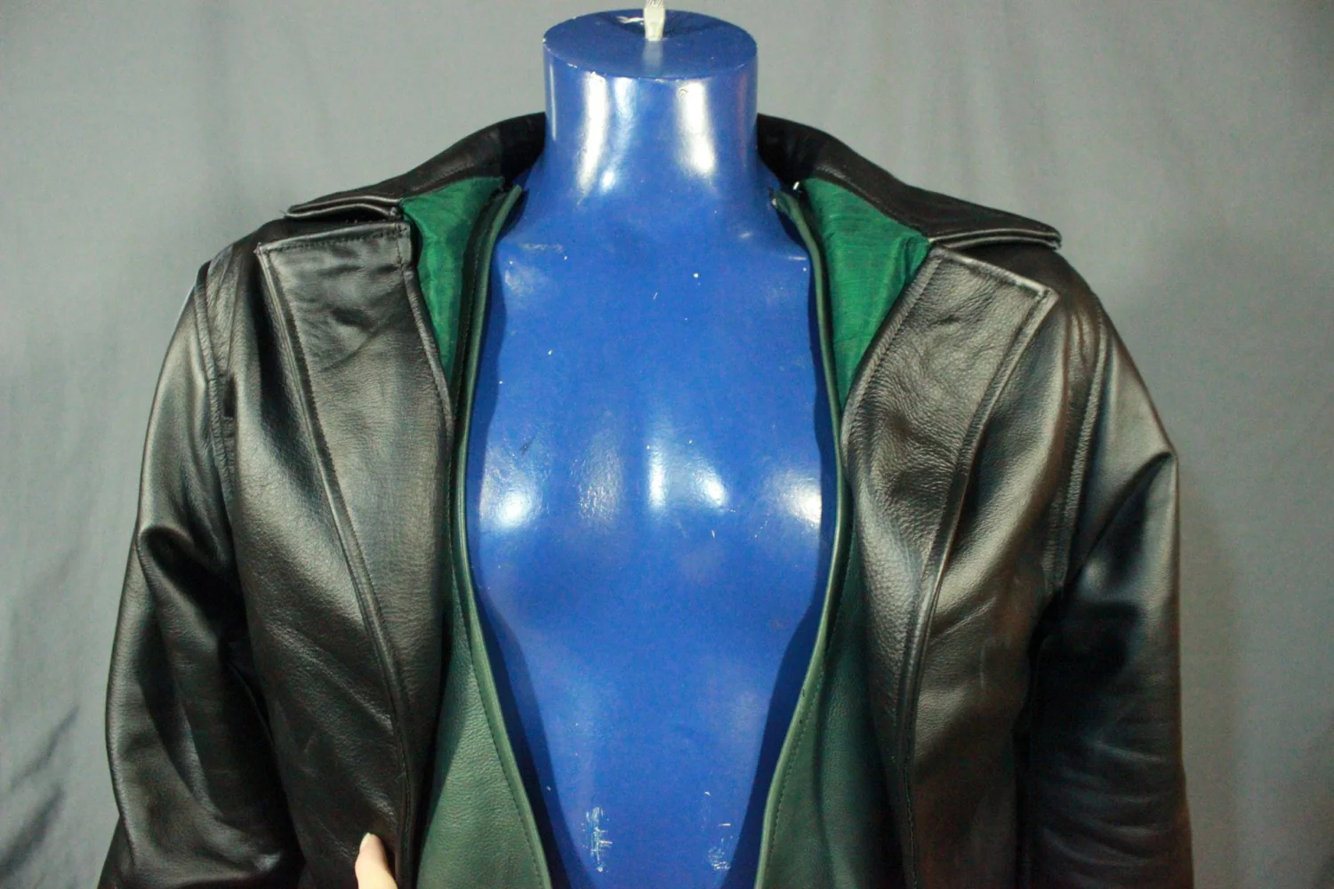 Our Leather Tailcoat in Forrest Green and Pure Silk! - Image 4