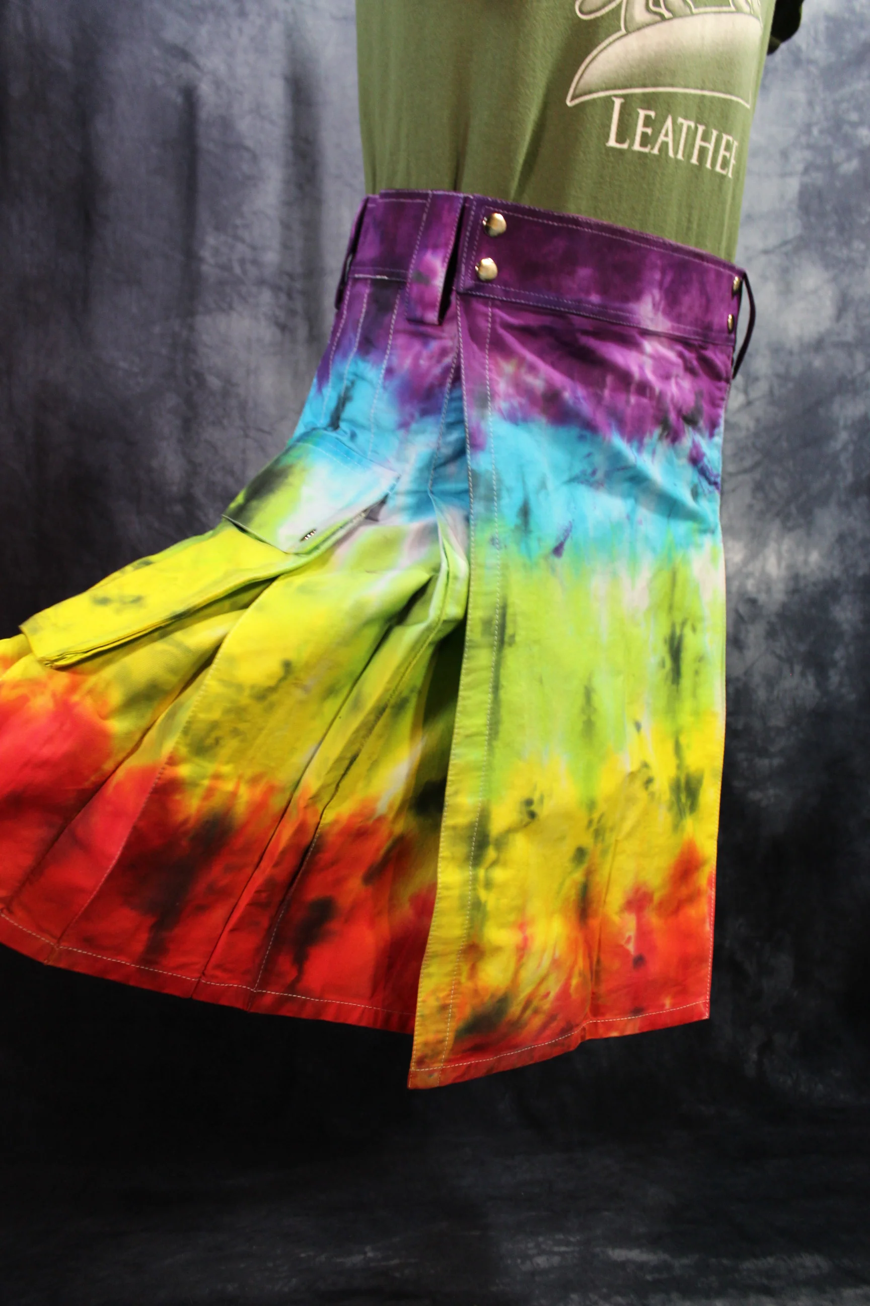 PRIDE Tie-Dye Kilt by Kilted Bros - Image 3
