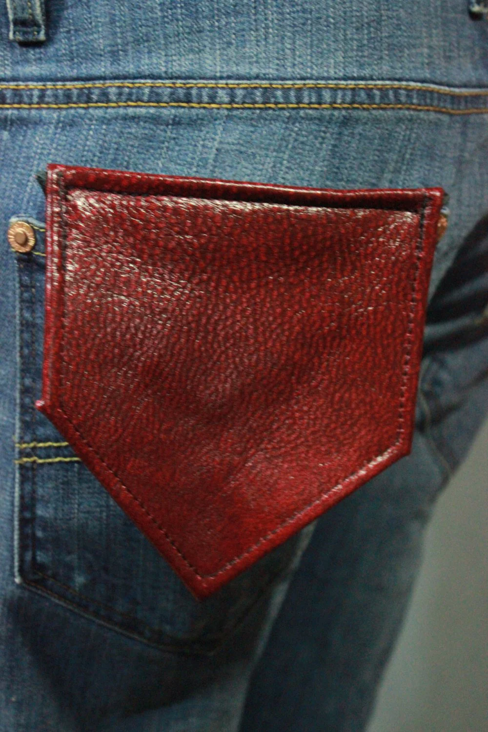 Solid Color Leather Pocket Flag - Image 6